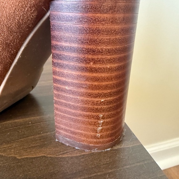 Brown Suede Ankle Boots - Picture 5 of 5